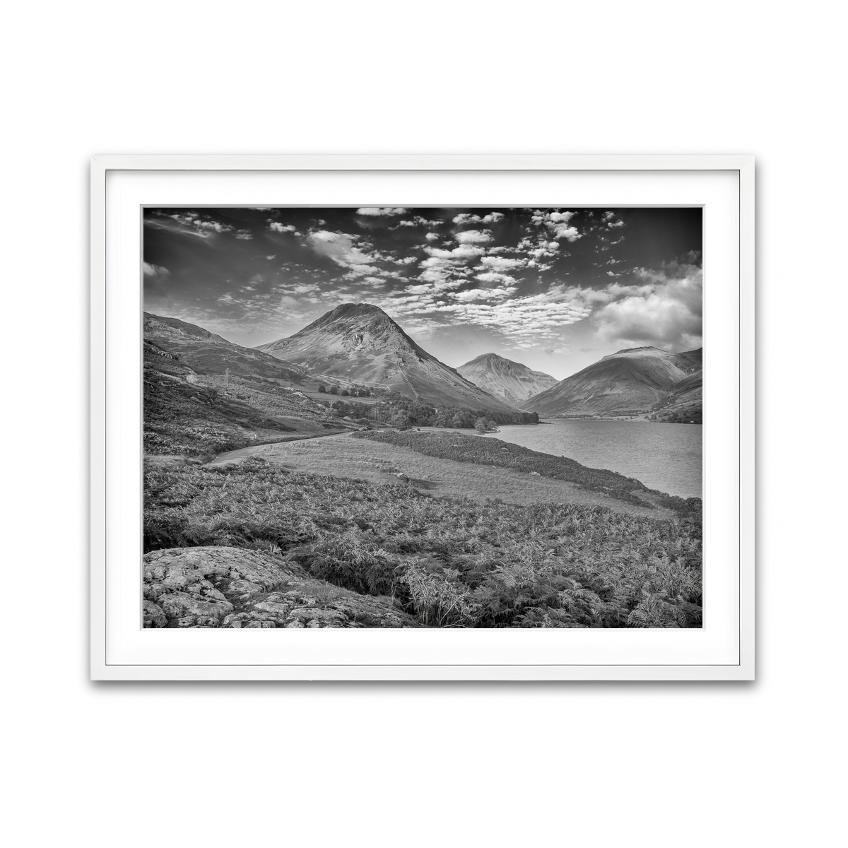 Framed Print 4x3 White