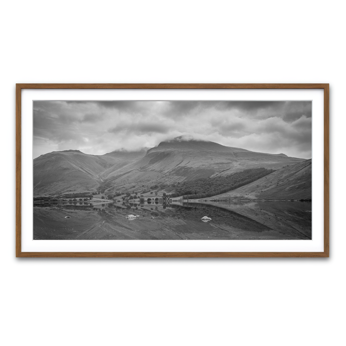 Framed Print 2x1 Walnut