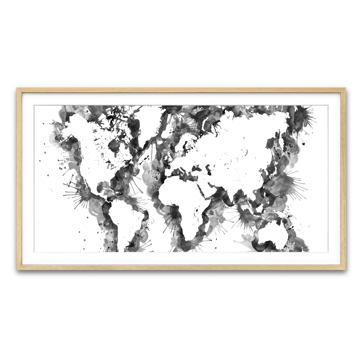 Framed Print 2x1 Natural