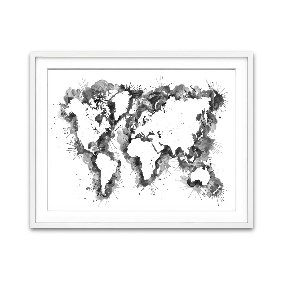 Framed Print 4x3 White