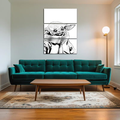 AUTO-MOCKUP ROOM | Grogu Sketch