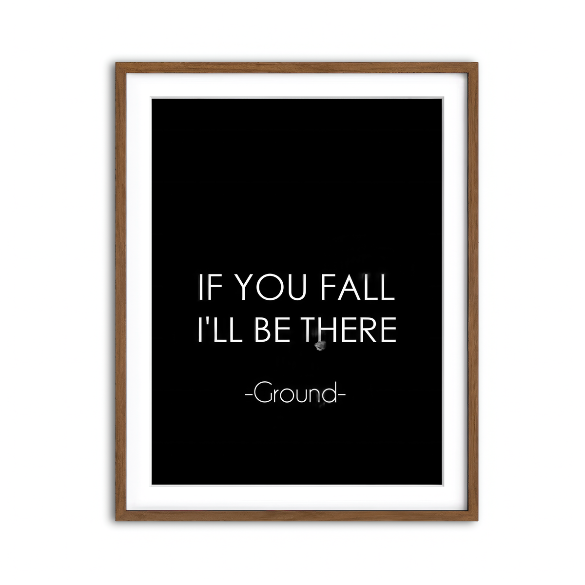 Framed Print 3x4 Walnut