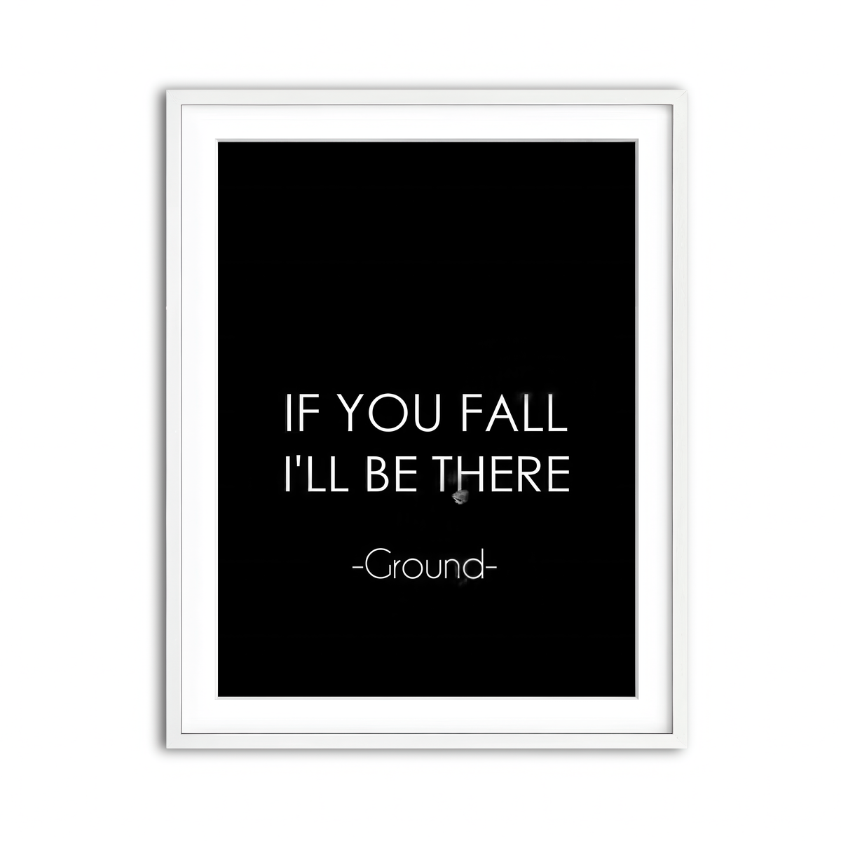 Framed Print 3x4 White