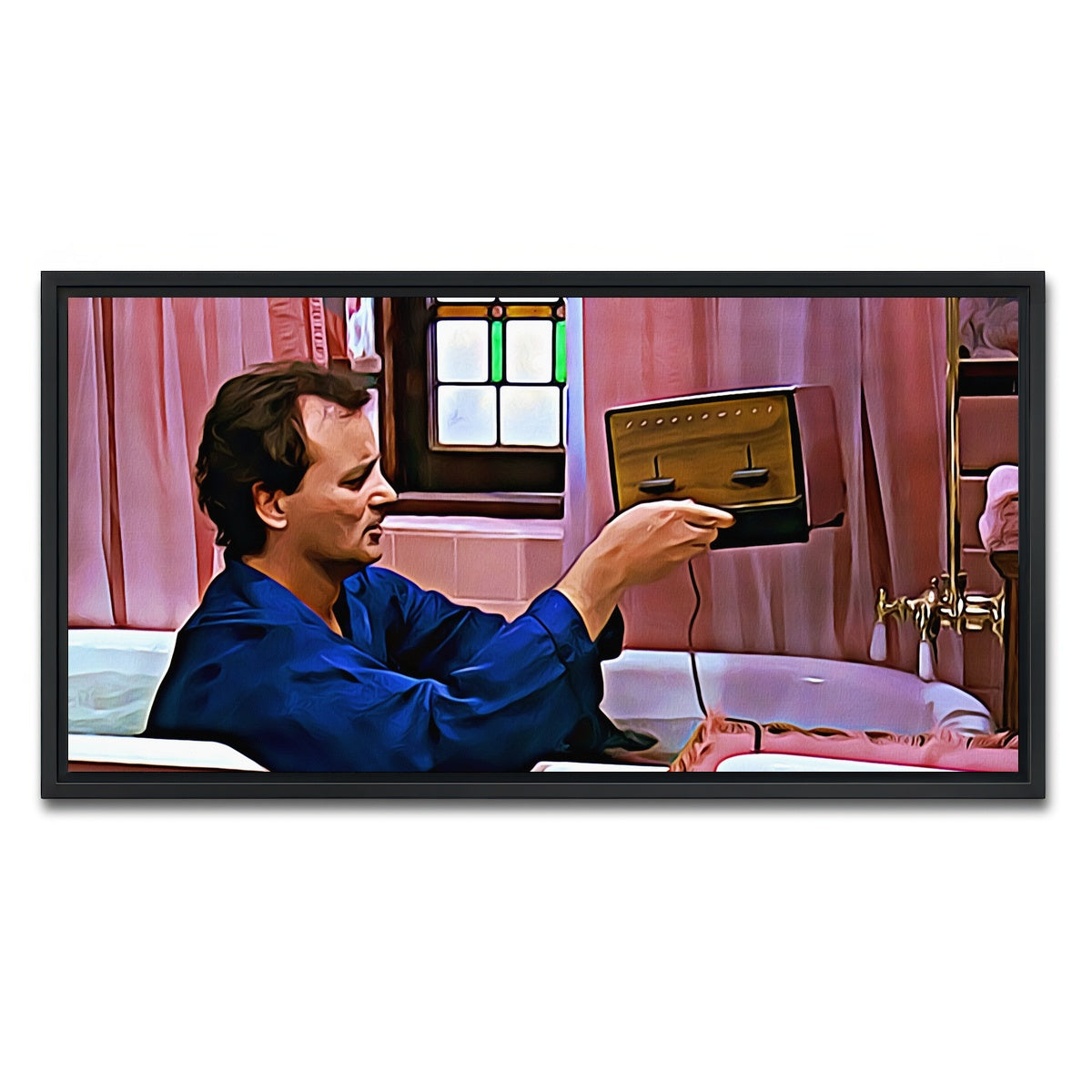 AUTO-MOCKUP WHITE | Groundhog Day Toaster | 1 Piece | Black Framed Canvas | group=2x1