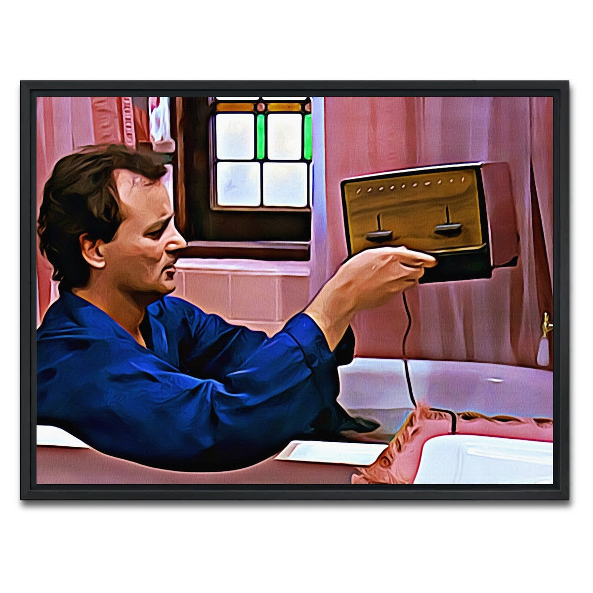 AUTO-MOCKUP WHITE | Groundhog Day Toaster | 1 Piece | Black Framed Canvas | group=4x3