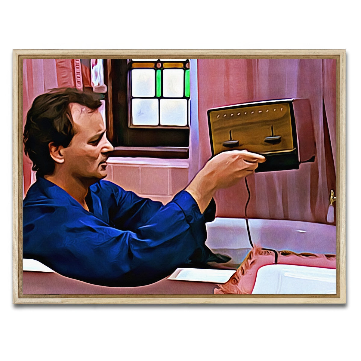 AUTO-MOCKUP WHITE | Groundhog Day Toaster | 1 Piece | Natural Framed Canvas | group=4x3