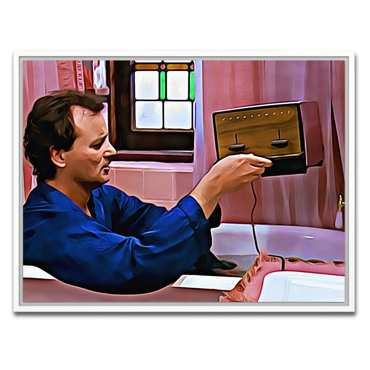 AUTO-MOCKUP WHITE | Groundhog Day Toaster | 1 Piece | White Framed Canvas | group=4x3