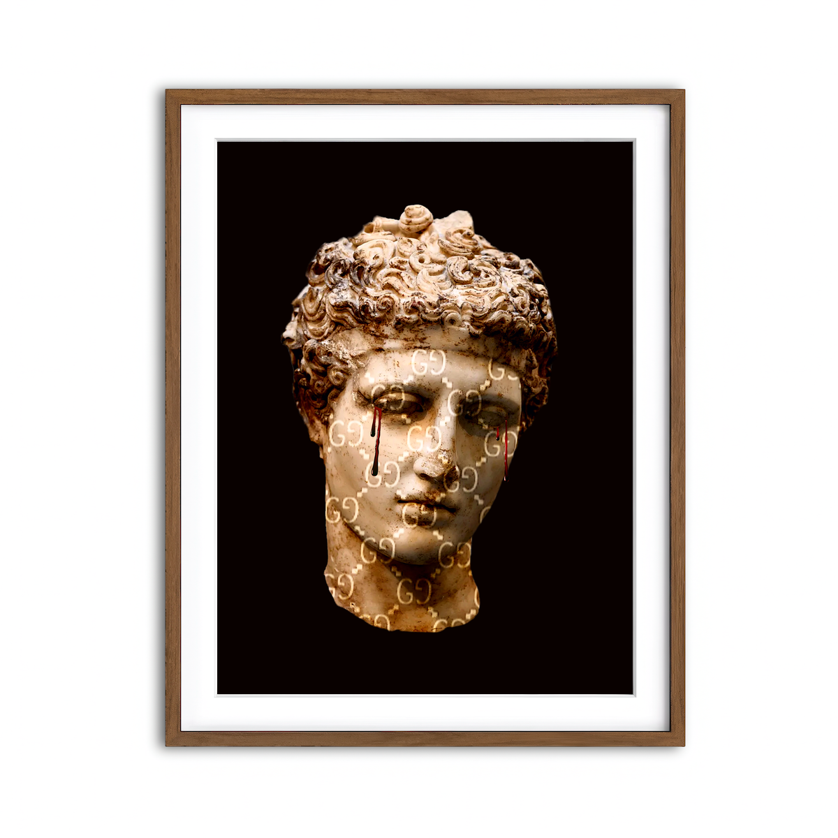 Framed Print 3x4 Walnut