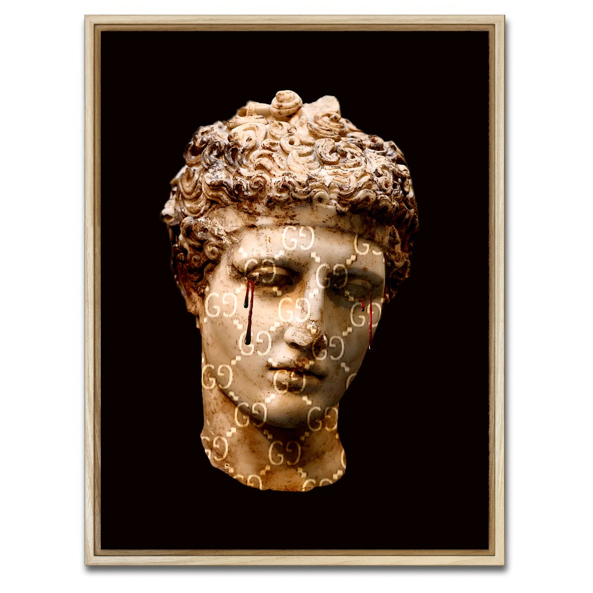 AUTO-MOCKUP WHITE | Gucci Tears | 1 Piece | Natural Framed Canvas | group=3x4