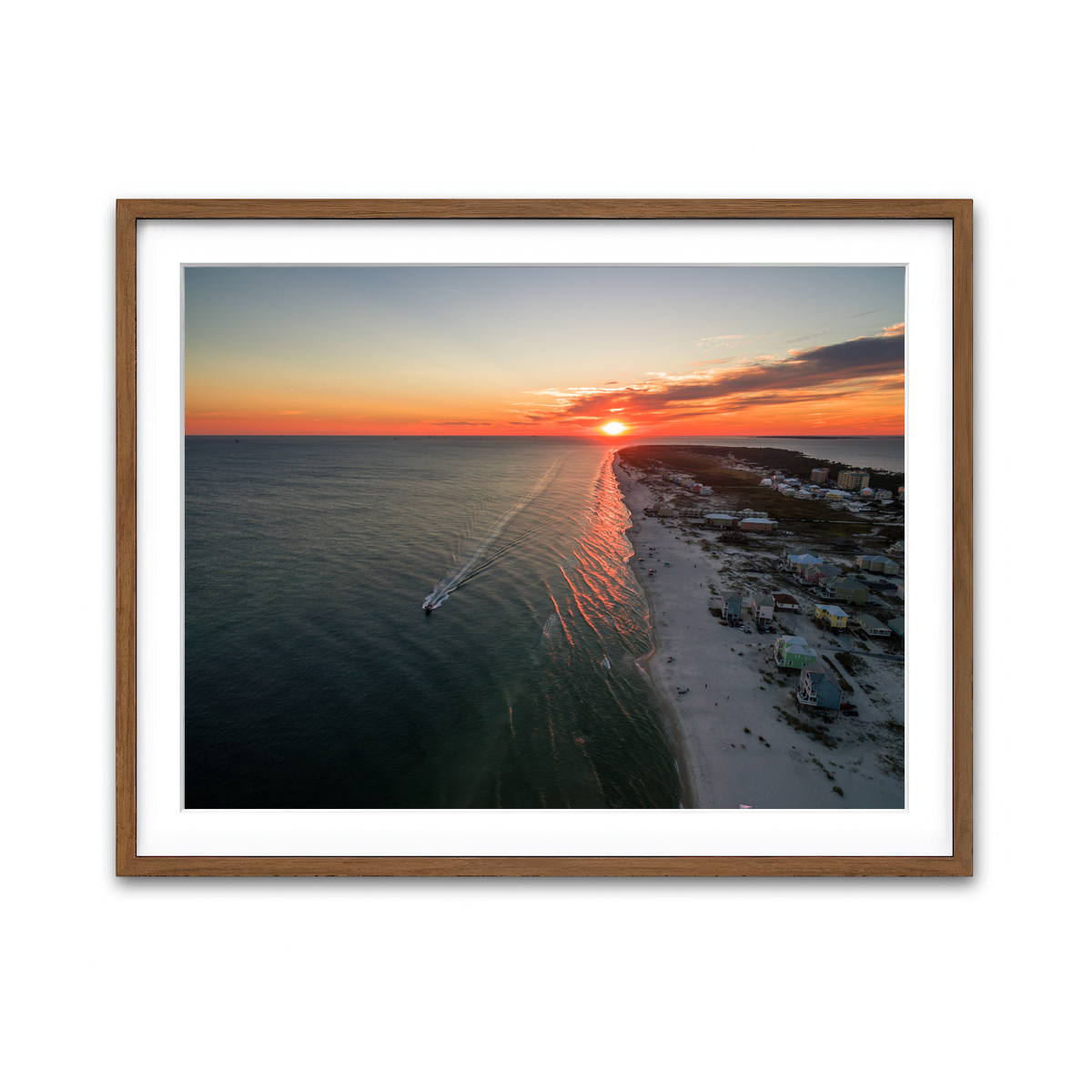 Framed Print 4x3 Walnut
