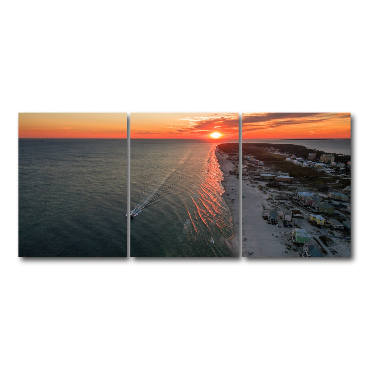 AUTO-MOCKUP WHITE | Gulf Shores - Fort Morgan | 3 Piece | Gallery Wrap Canvas | group=18x24