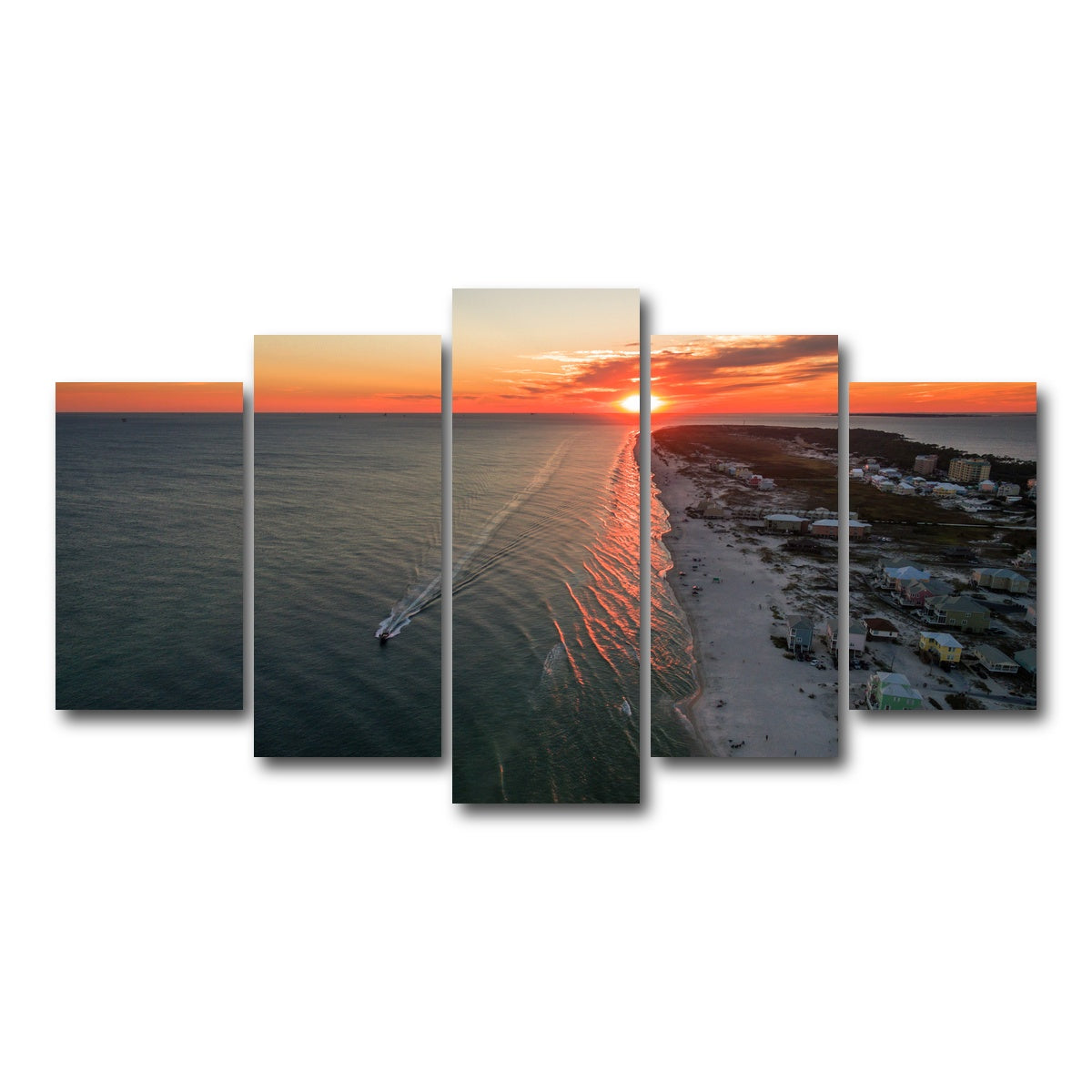 AUTO-MOCKUP WHITE | Gulf Shores - Fort Morgan | 5 Piece | Gallery Wrap Canvas | group=5_normal