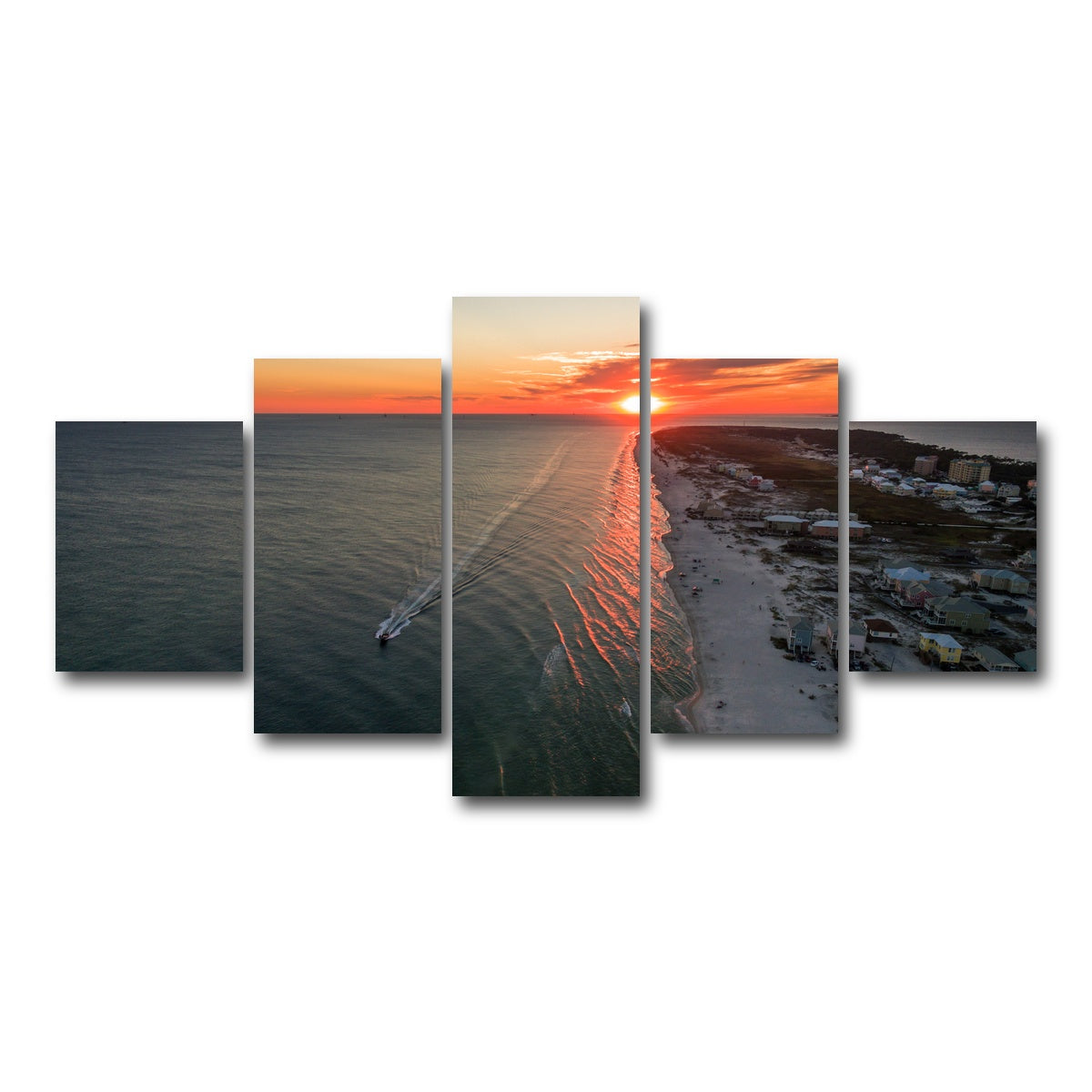 AUTO-MOCKUP WHITE | Gulf Shores - Fort Morgan | 5 Piece | Gallery Wrap Canvas | group=5_short