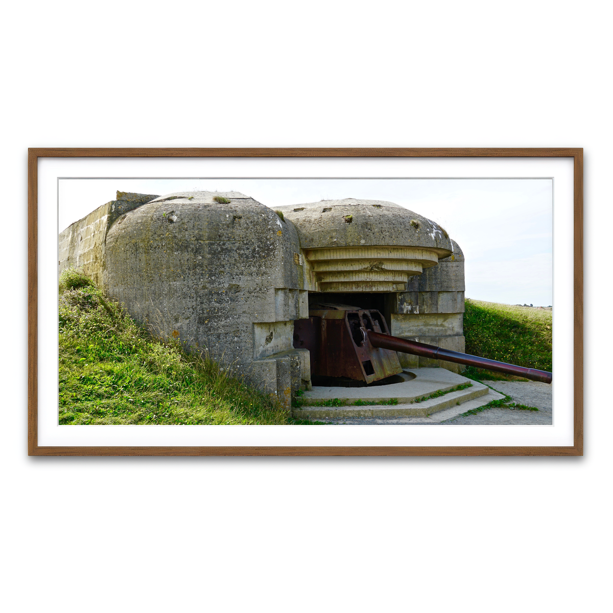 Framed Print 2x1 Walnut