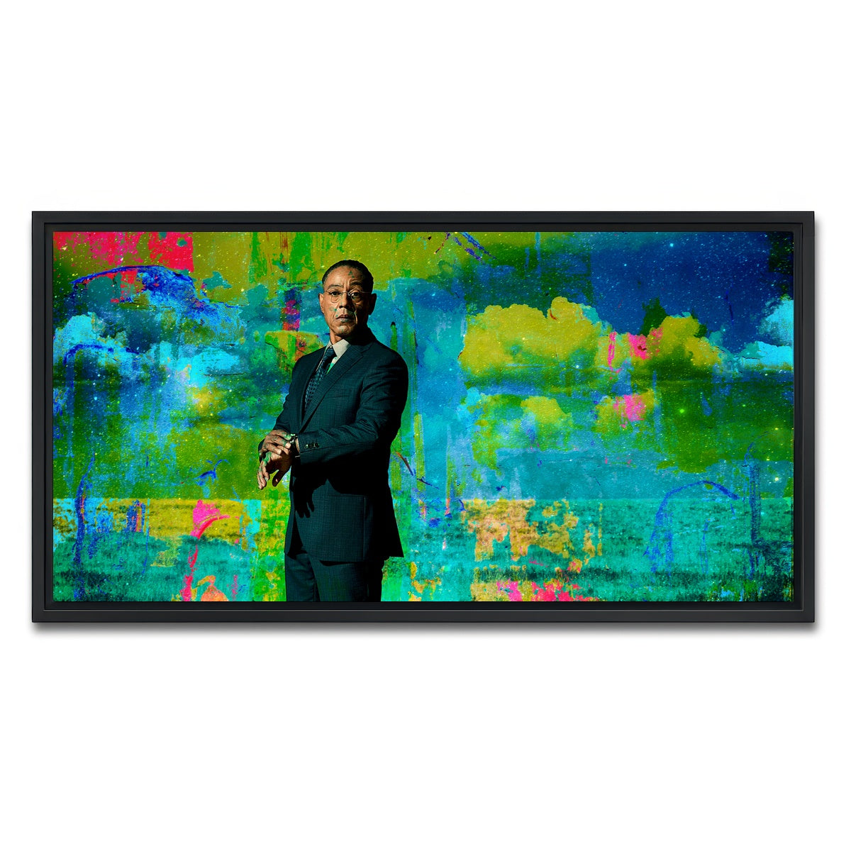 AUTO-MOCKUP WHITE | Gus Fring | 1 Piece | Black Framed Canvas | group=2x1