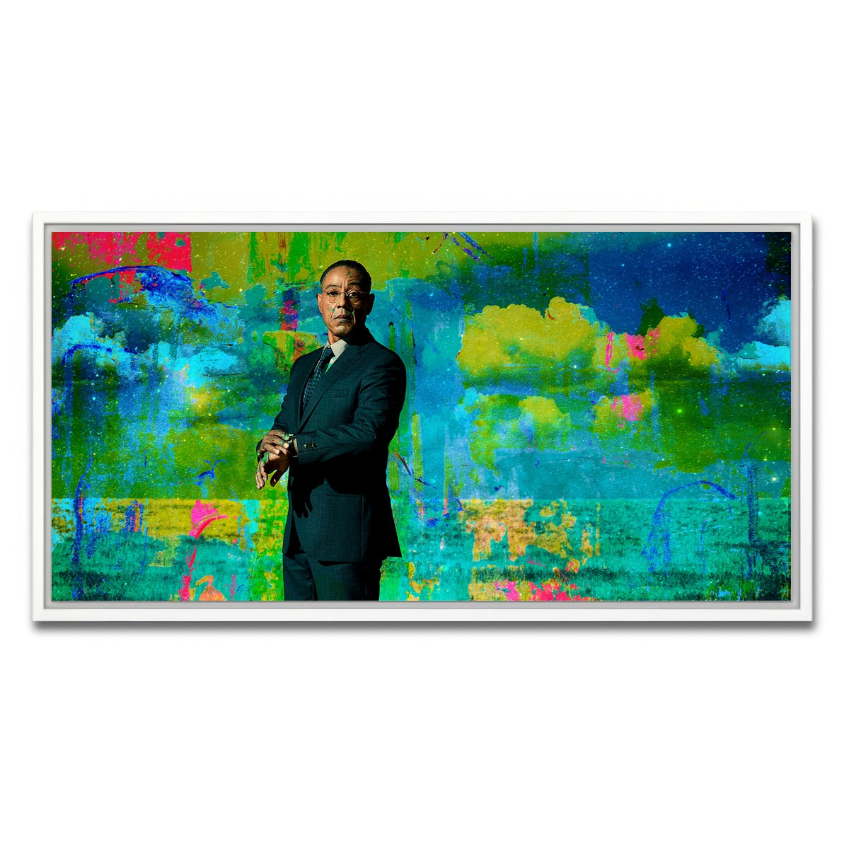 AUTO-MOCKUP WHITE | Gus Fring | 1 Piece | White Framed Canvas | group=2x1