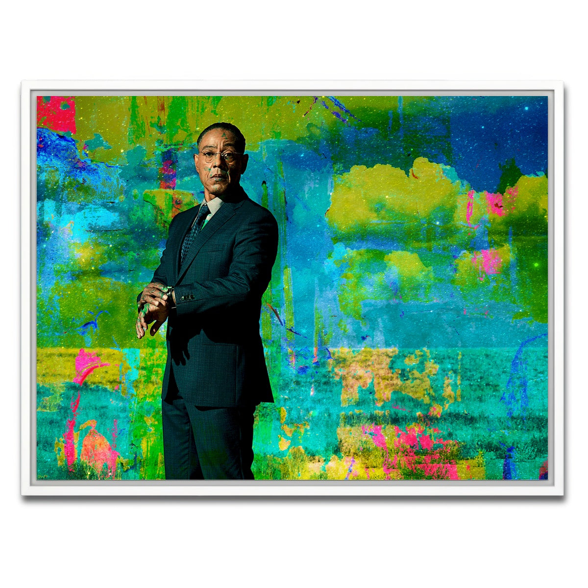 AUTO-MOCKUP WHITE | Gus Fring | 1 Piece | White Framed Canvas | group=4x3