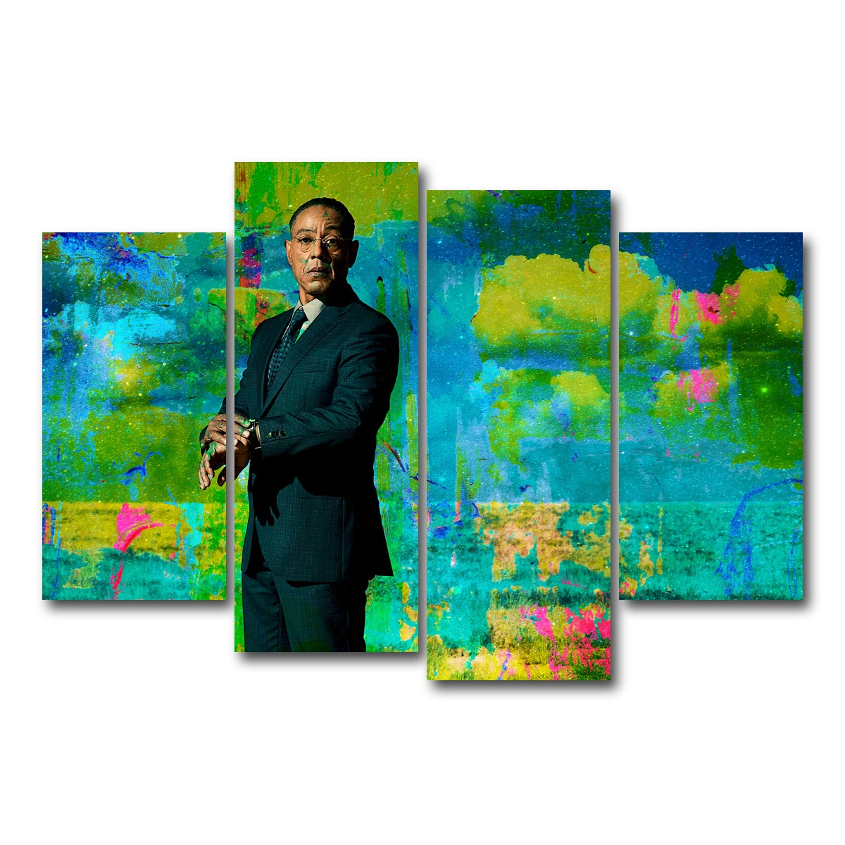 AUTO-MOCKUP WHITE | Gus Fring | 4 Piece | Gallery Wrap Canvas | group=4_short