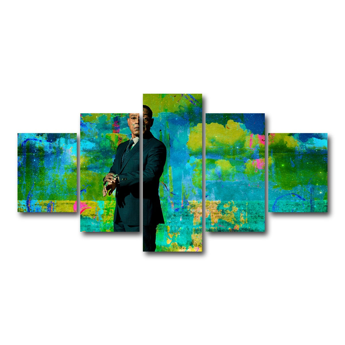 AUTO-MOCKUP WHITE | Gus Fring | 5 Piece | Gallery Wrap Canvas | group=5_short