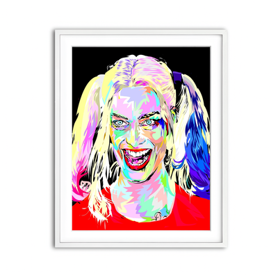 Framed Print 3x4 White