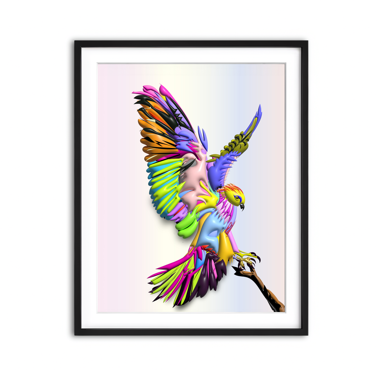 Framed Print 3x4 Black