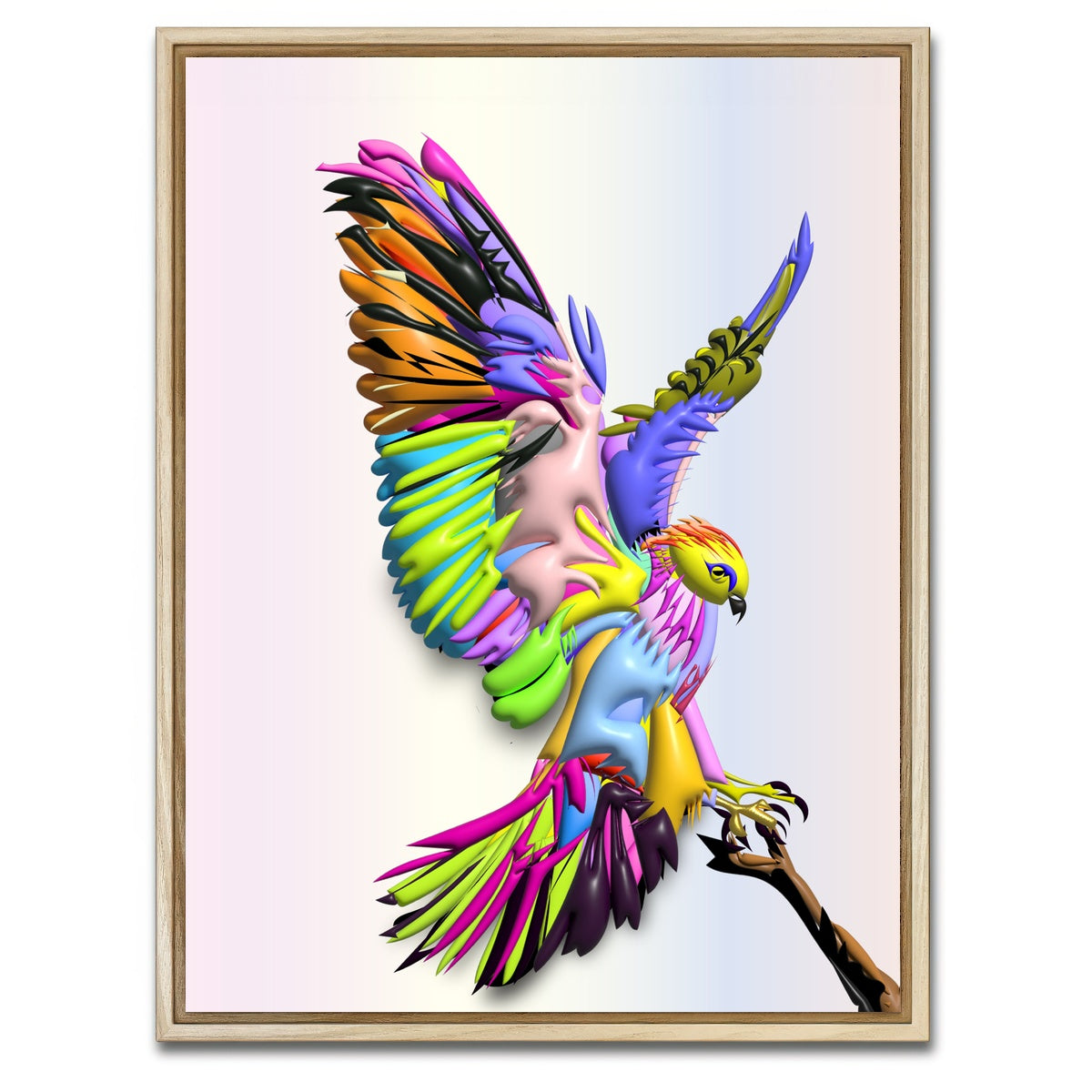 AUTO-MOCKUP WHITE | HAWK LANDING | 1 Piece | Natural Framed Canvas | group=3x4