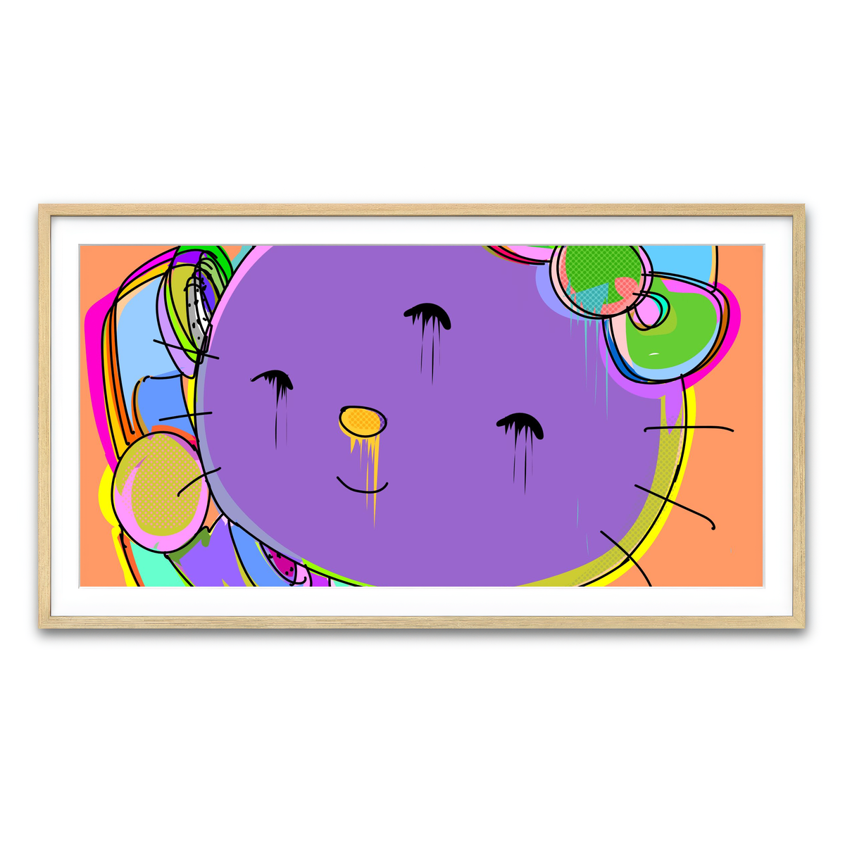 Framed Print 2x1 Natural