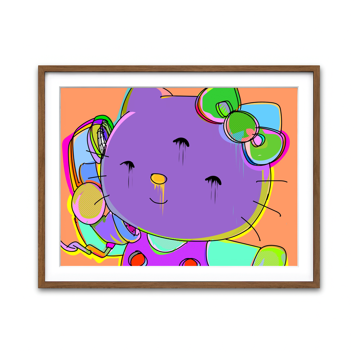 Framed Print 4x3 Walnut