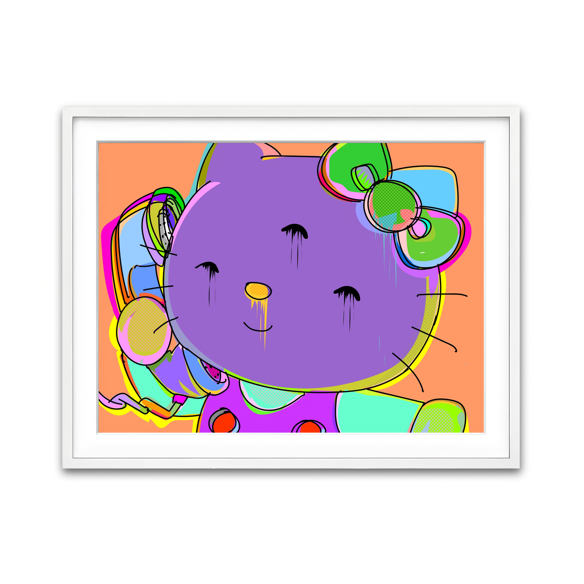 Framed Print 4x3 White