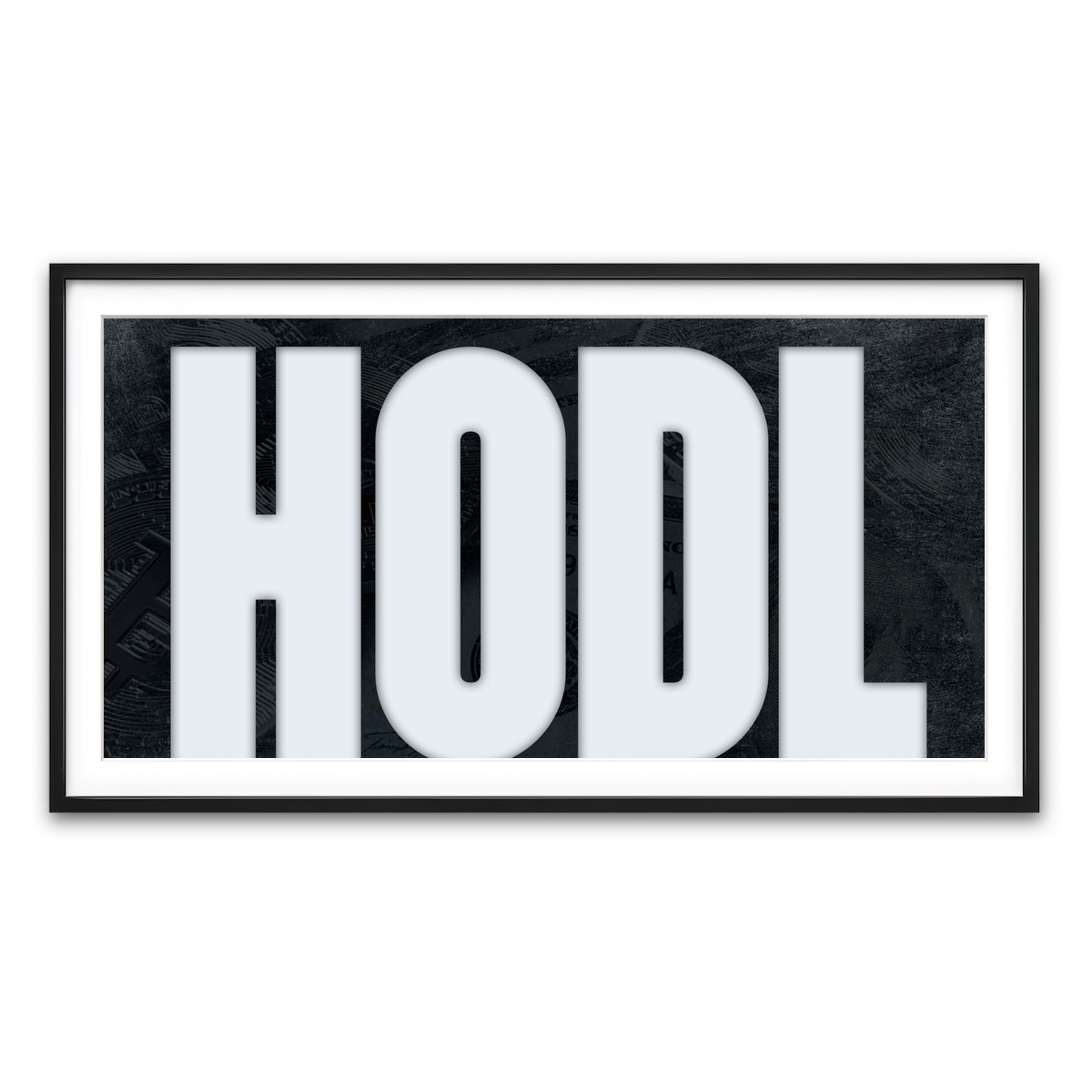 Framed Print 2x1 Black