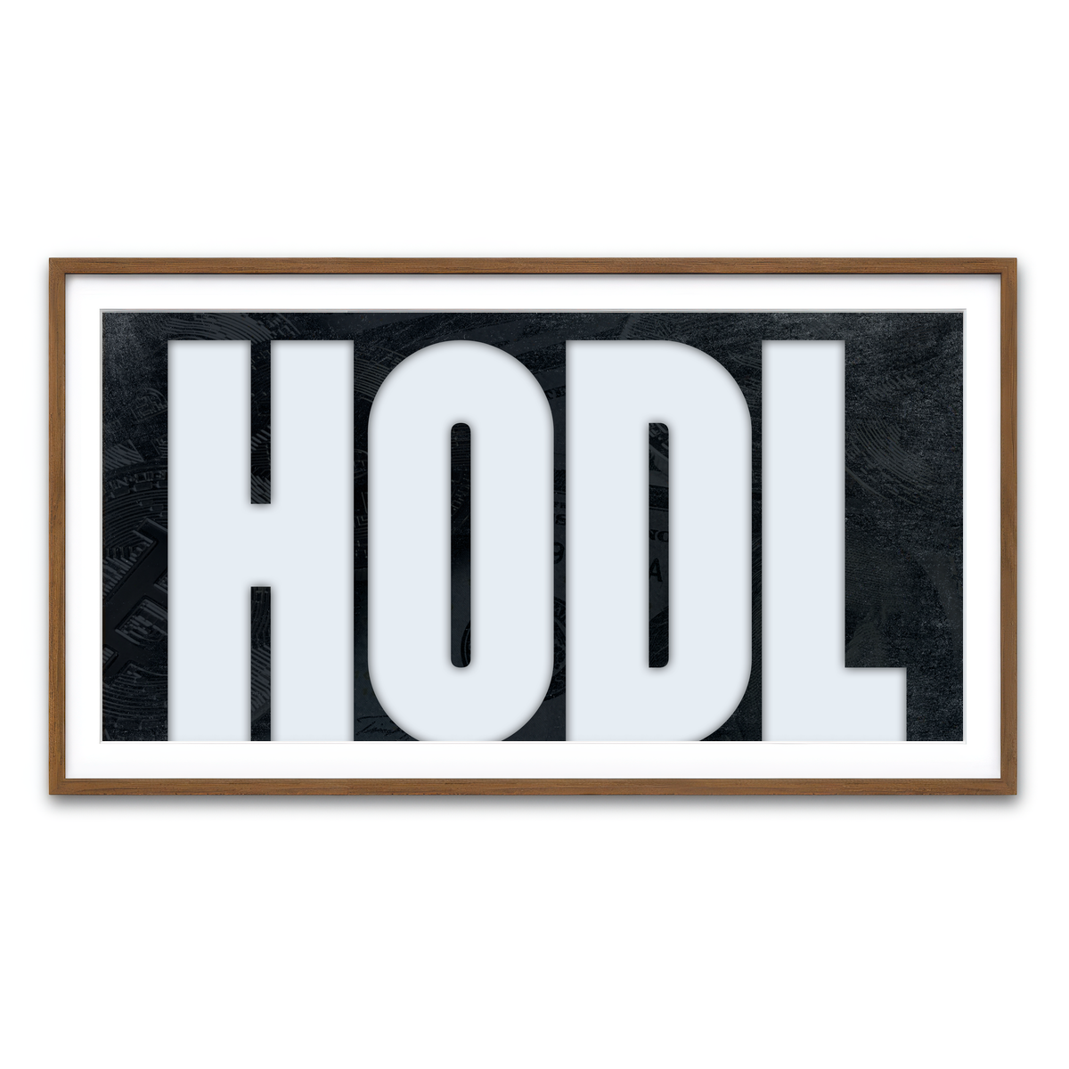 Framed Print 2x1 Walnut