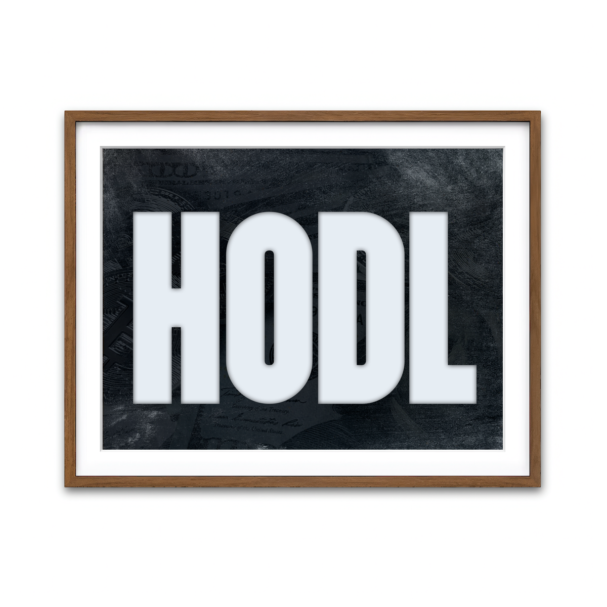 Framed Print 4x3 Walnut