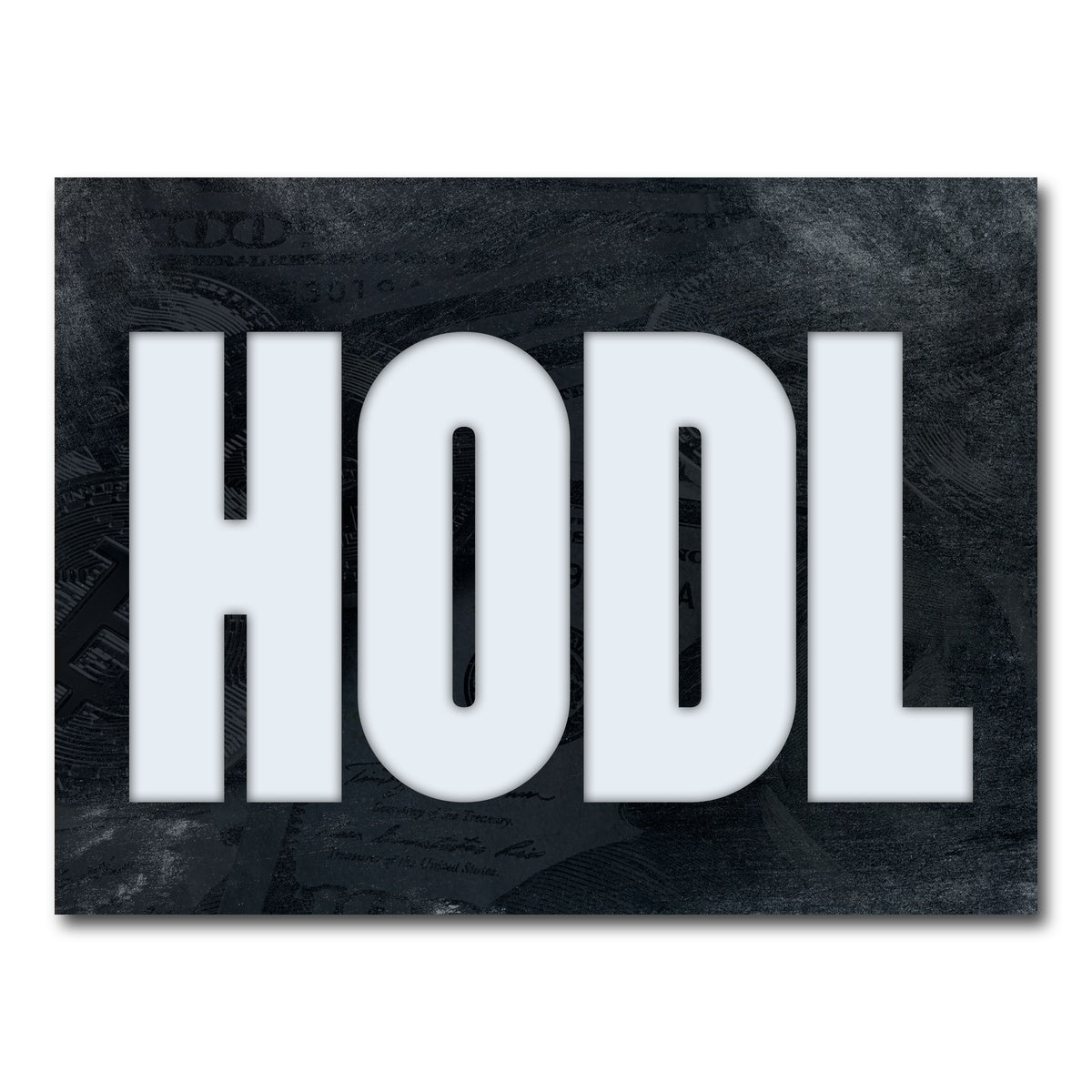 AUTO-MOCKUP WHITE | HODL | 1 Piece | Gallery Wrap Canvas | group=4x3