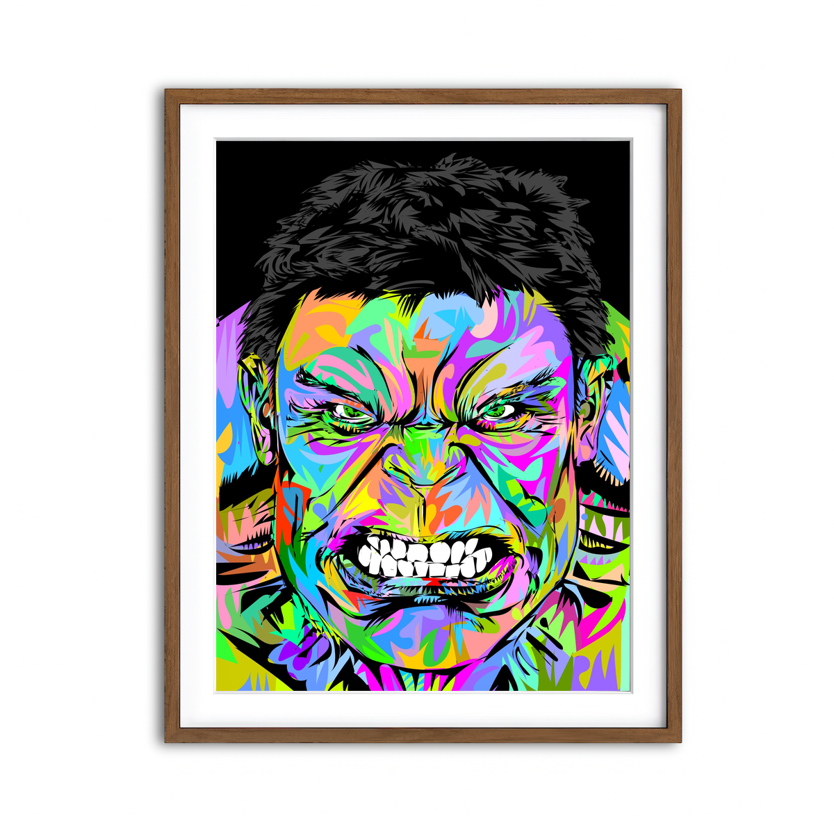 Framed Print 3x4 Walnut