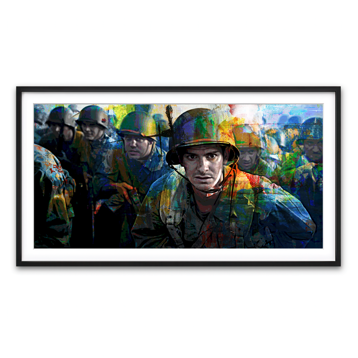 Framed Print 2x1 Black