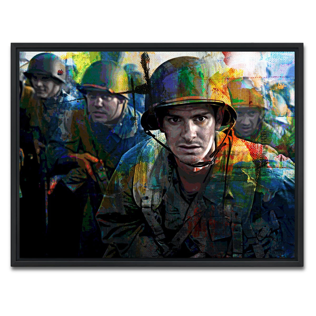 AUTO-MOCKUP WHITE | Hacksaw Ridge | 1 Piece | Black Framed Canvas | group=4x3