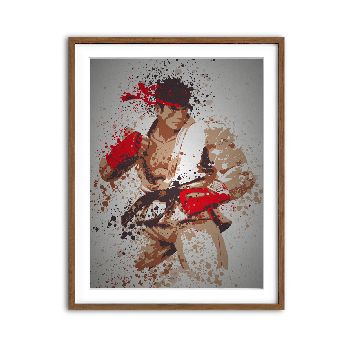 Framed Print 3x4 Walnut