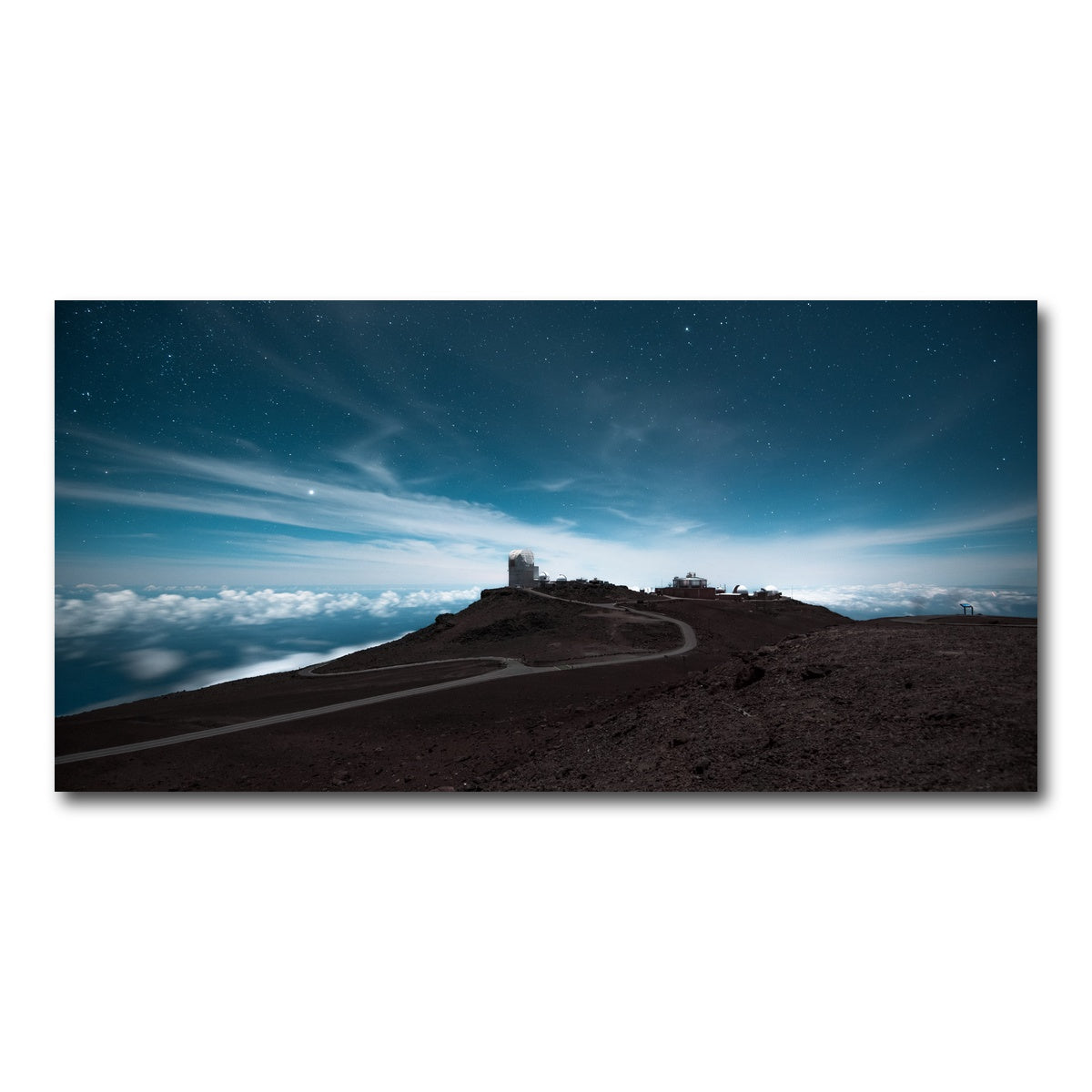 AUTO-MOCKUP WHITE | Haleakala at Night | 1 Piece | Gallery Wrap Canvas | group=2x1