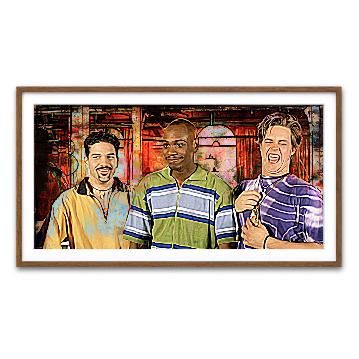 Framed Print 2x1 Walnut