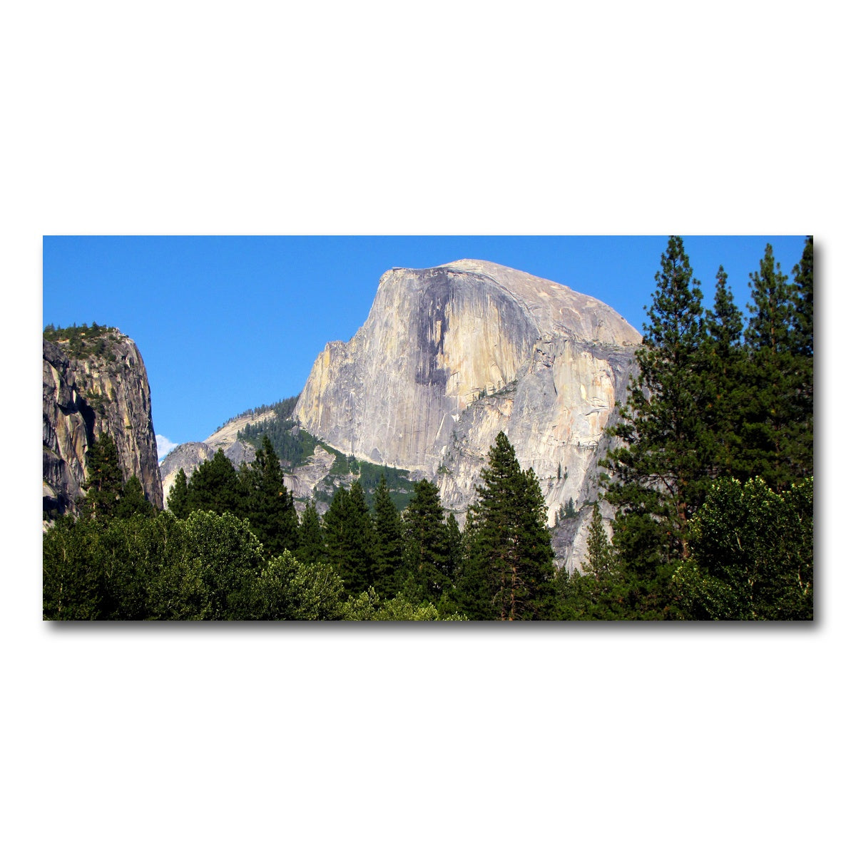 AUTO-MOCKUP WHITE | Half Dome Yosemite | 1 Piece | Gallery Wrap Canvas | group=2x1