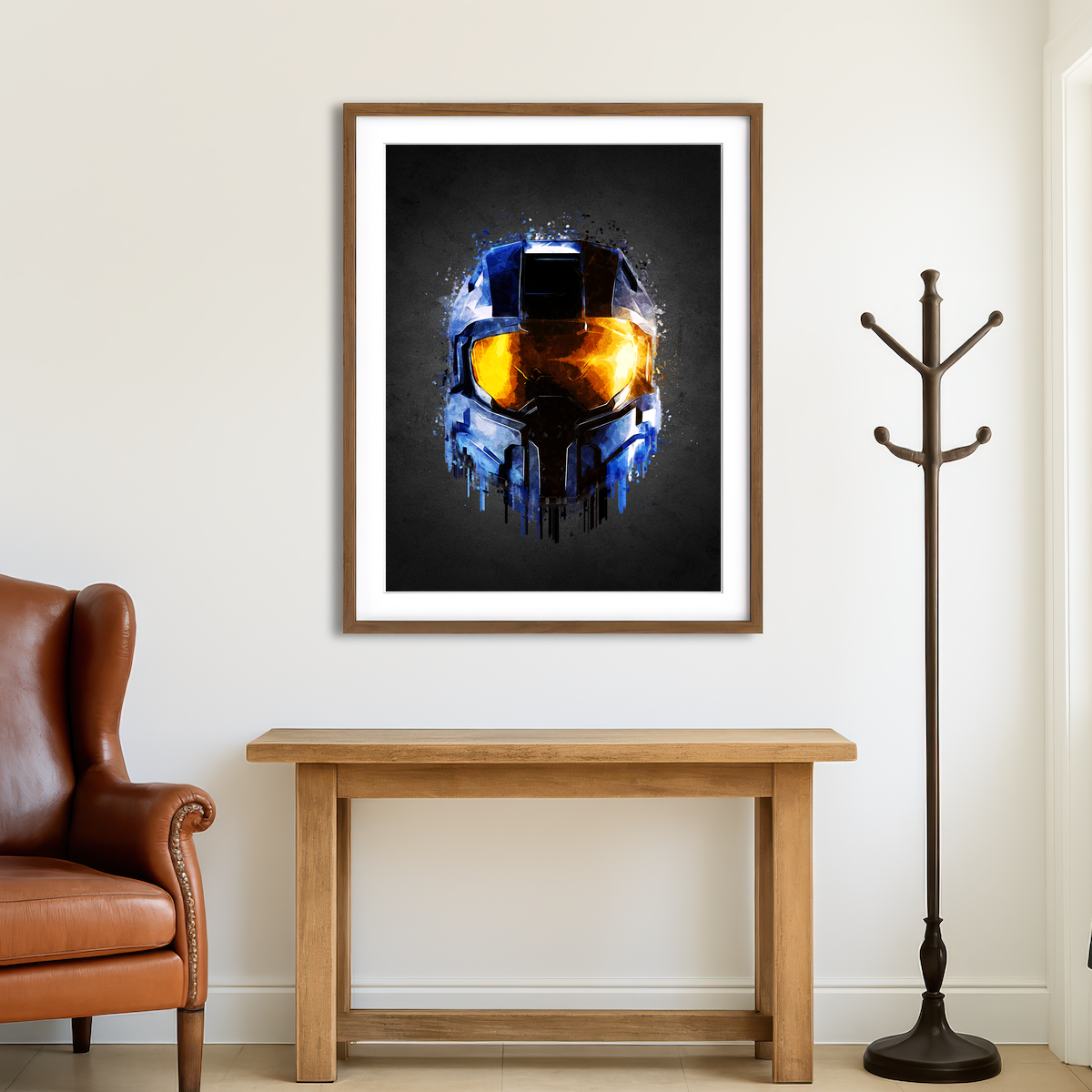 AUTO-MOCKUP ROOM | Halo Portrait Wall Art