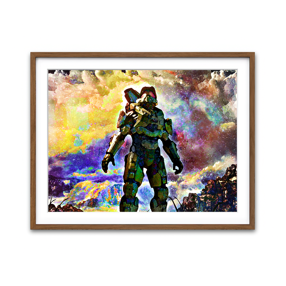 Framed Print 4x3 Walnut