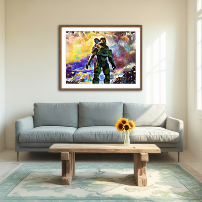 AUTO-MOCKUP ROOM | Halo Wall Art