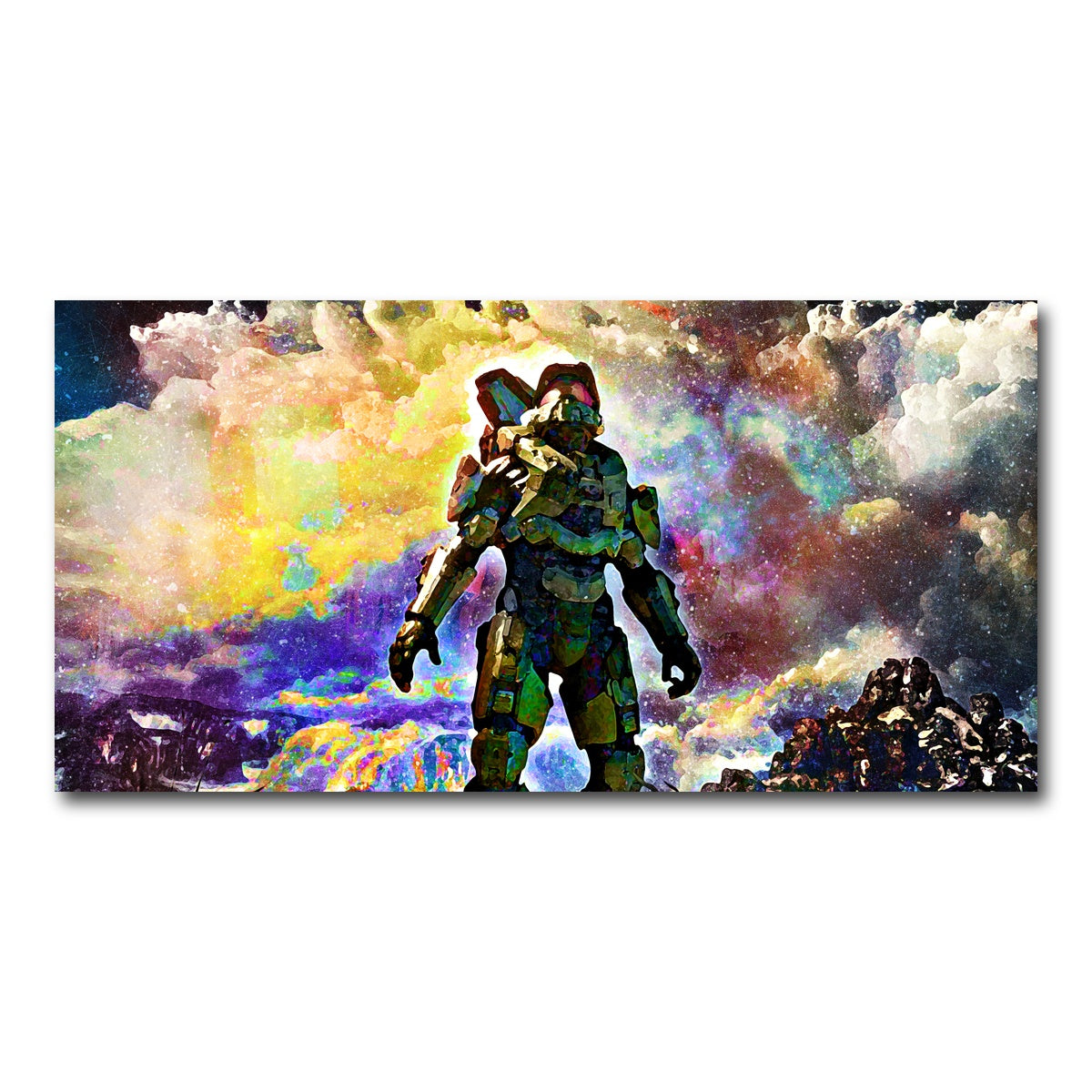 AUTO-MOCKUP WHITE | Halo | 1 Piece | Gallery Wrap Canvas | group=2x1