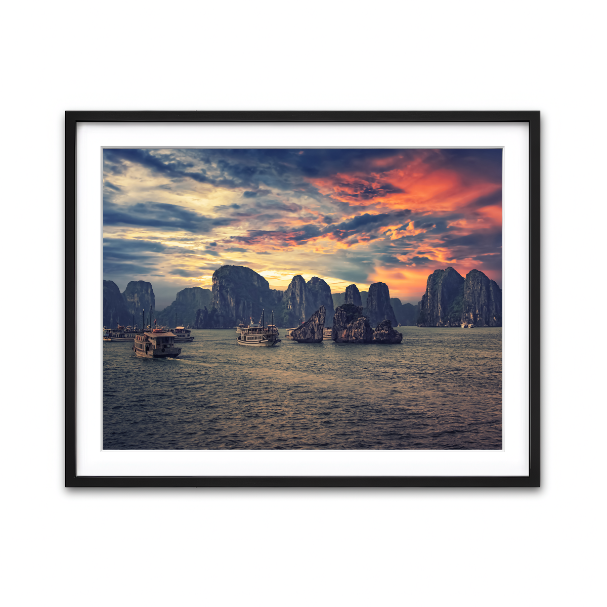 Framed Print 4x3 Black