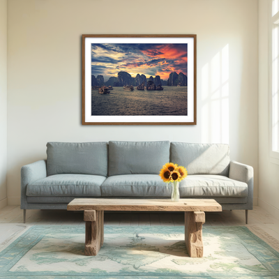 AUTO-MOCKUP ROOM | Halong Bay Wall Art