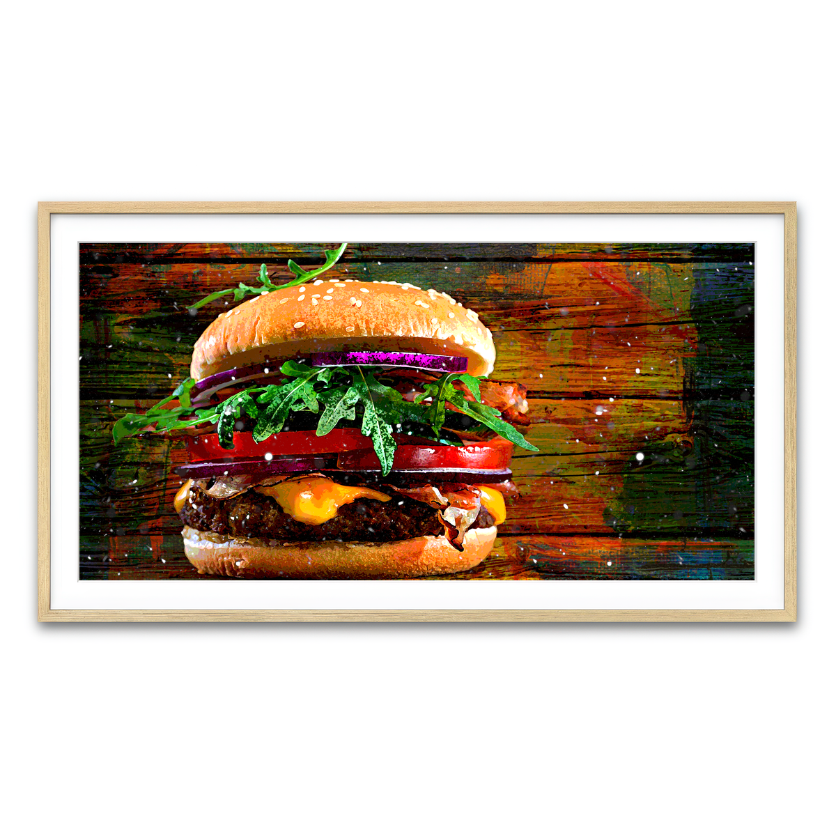 Framed Print 2x1 Natural