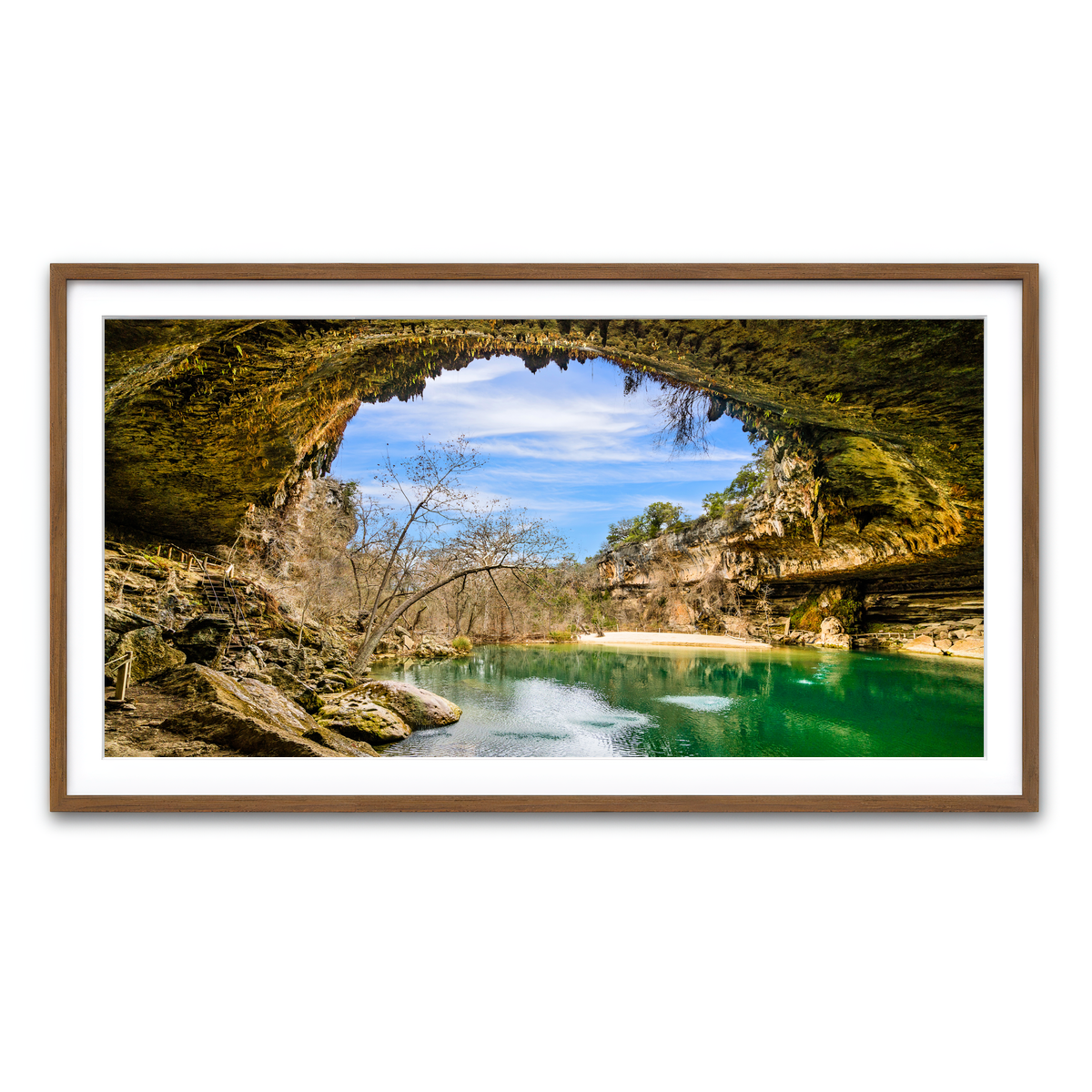 Framed Print 2x1 Walnut