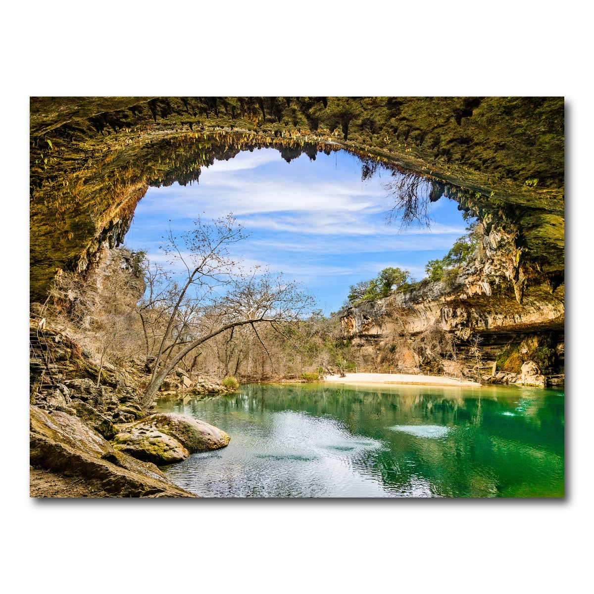 AUTO-MOCKUP WHITE | Hamilton Pool Preserve | 1 Piece | Gallery Wrap Canvas | group=4x3