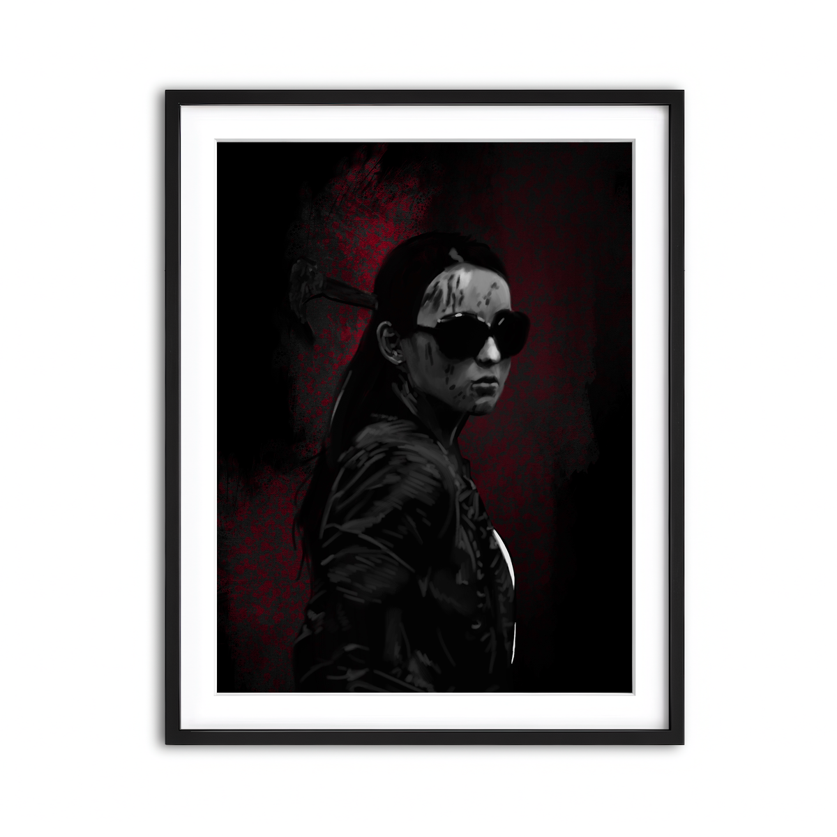 Framed Print 3x4 Black